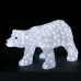 Акриловая светодиодная фигура "Белый медведь", 81х41х45 см, 270 светодиодов белого цвета, IP 44, понижающий трансформатор в комплекте, NEON-NIGHT, SL513-248