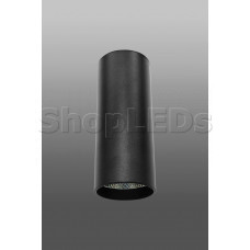 Накладной светодиодный светильник DM-175 (15W, 4100K, 80*200, черный корпус)